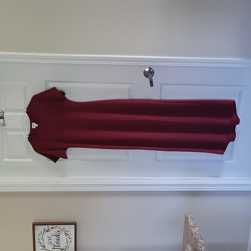 Burgandy LulaRoe Maxi Dress